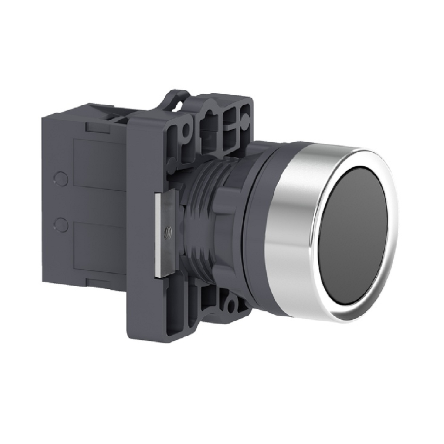 Кнопка пружинно-возвратная Schneider Electric ХА2 черная 1НО XA2EA21