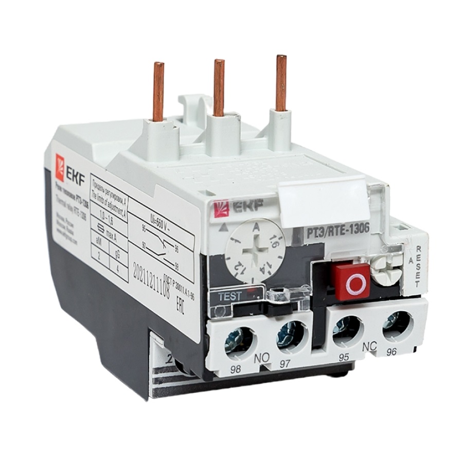 Тепловое реле EKF PROxima РТЭ-1306 1-1,6А 660V