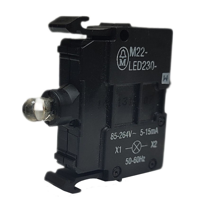 Ламподержатель для аппаратов контроля и сигнализации M22-LED230-W белый