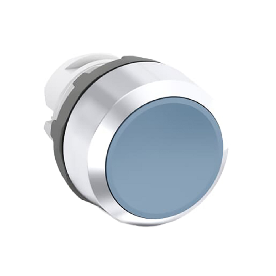 Кнопка ABB MP1-20L синяя без подсветки без фиксации низкая 1SFA611100R2004