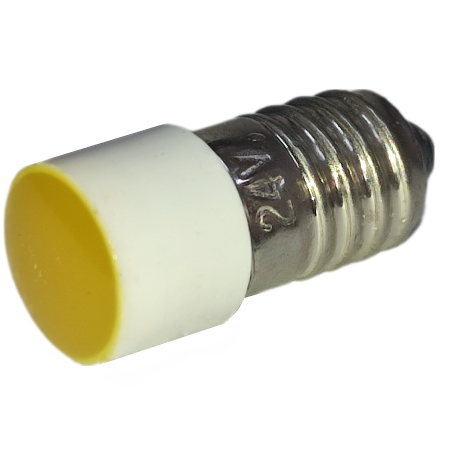 Лампа индикаторная E10 LED 24VDC YELLOW желтая