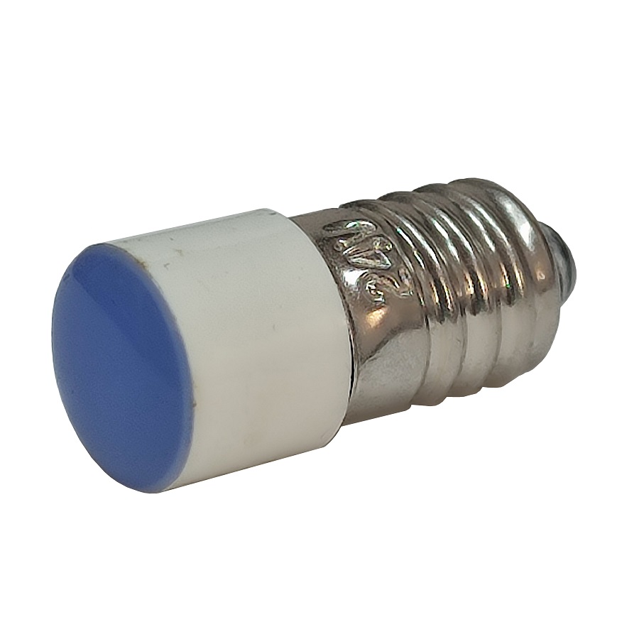 Лампа индикаторная E10 LED 24VDC BLUE синяя