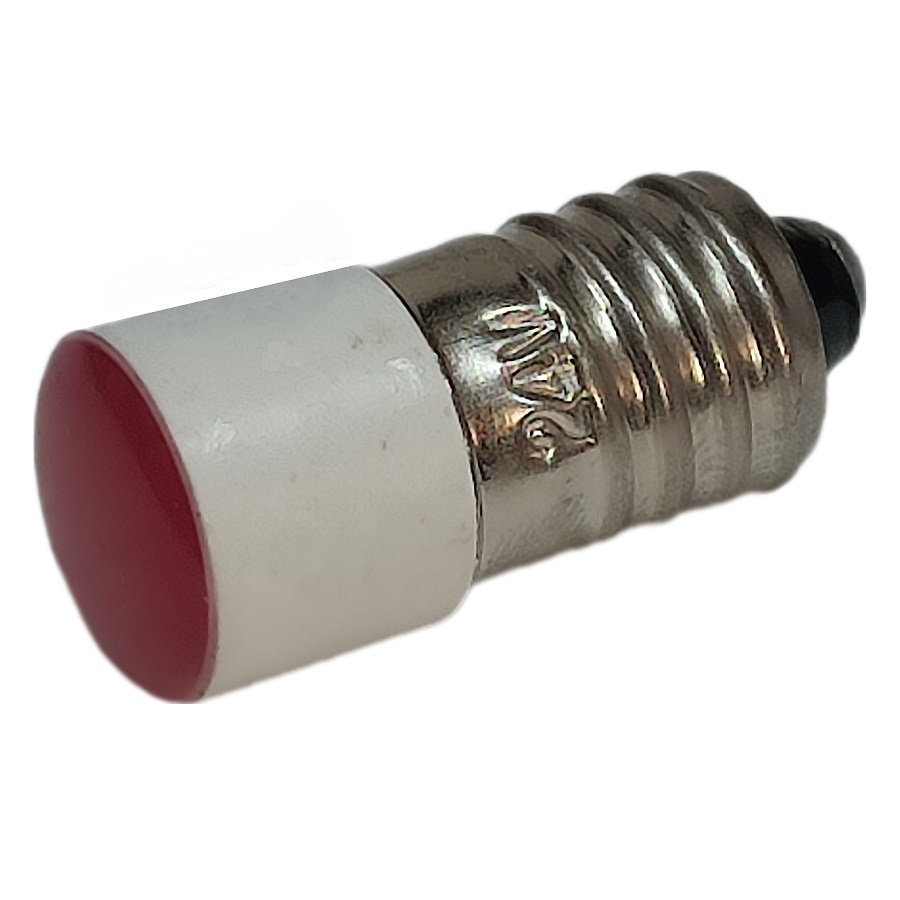 Лампа индикаторная E10 LED 24VDC RED красная - изображение 1