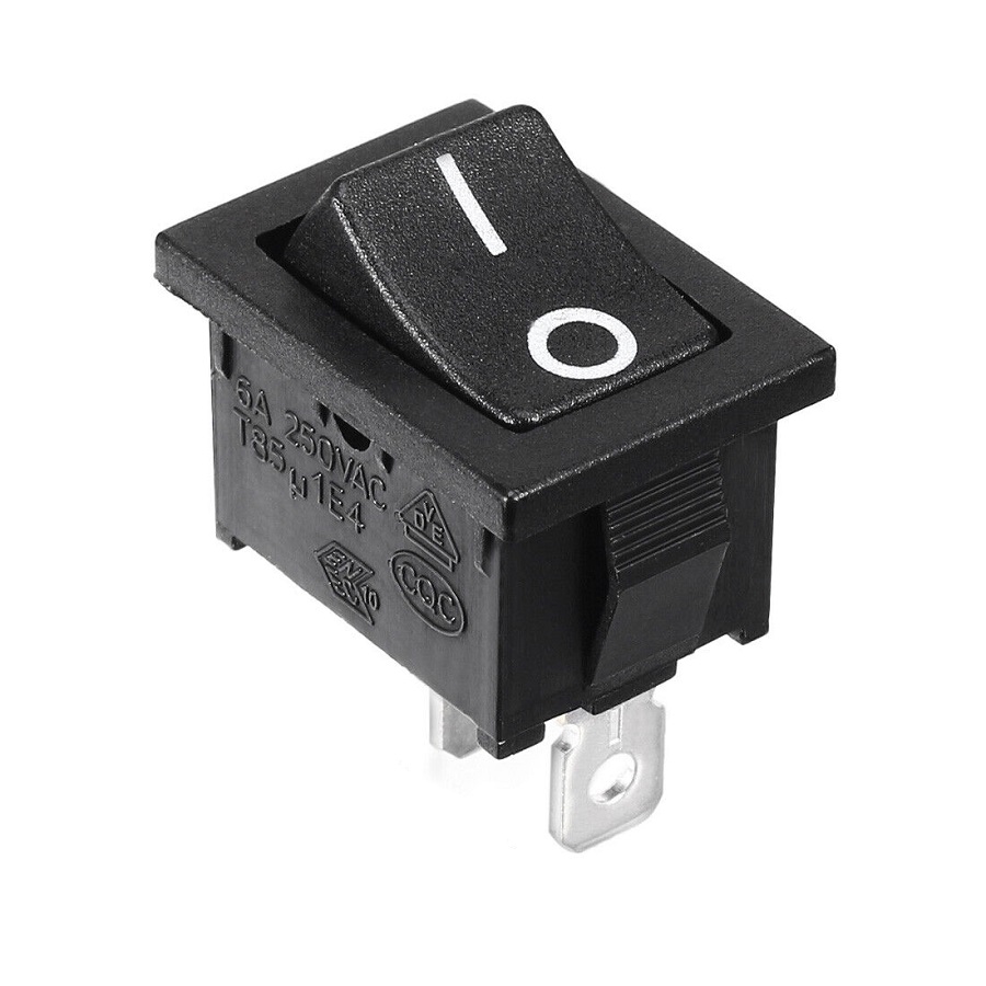 Клавишный переключатель KCD1-101-C3-B/2P on-off 6A 250V