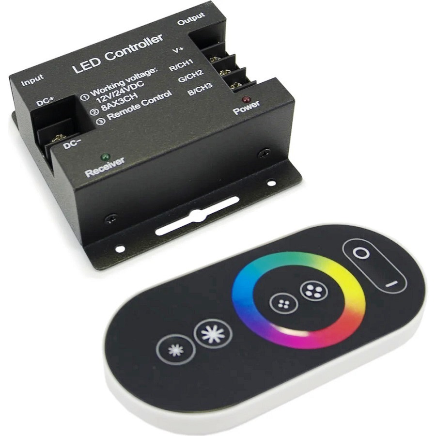 Контроллер RGB LP-M11-RGB-24A 12-24V 24A 3 канала