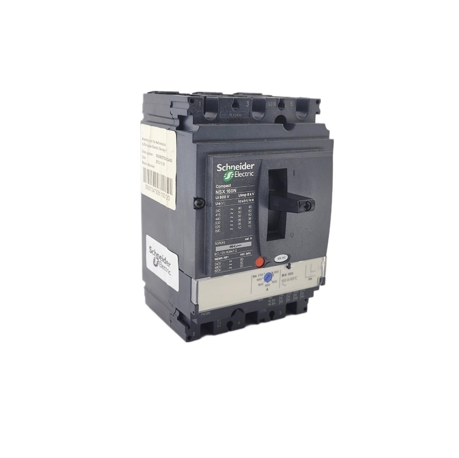 Автоматический выключатель Schneider Electric Compact NSX160N MA150 3P3T LV430832