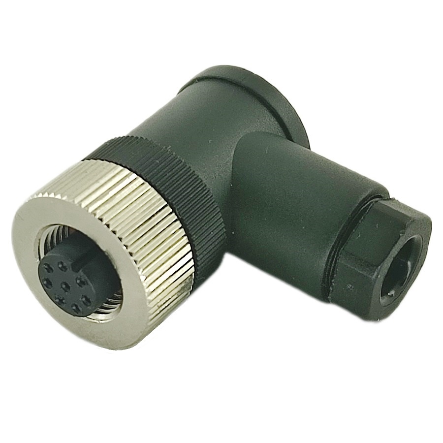 Разъем датчика угловой R-HM-PG7-B M12 Angle Female PG7 8P