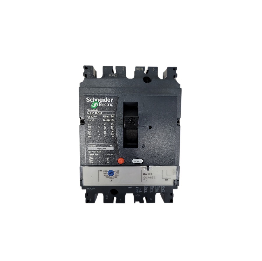 Автоматический выключатель Schneider Electric Compact NSX100N MA100 3P3Т LV429750