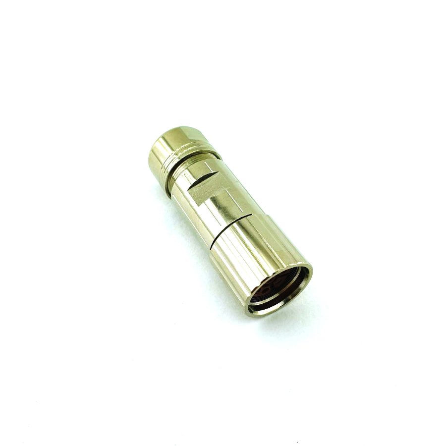 Разъем сигнальный энкодера на корпус M23 P8 8pin E (3р+ре+4) угловой - изображение 1