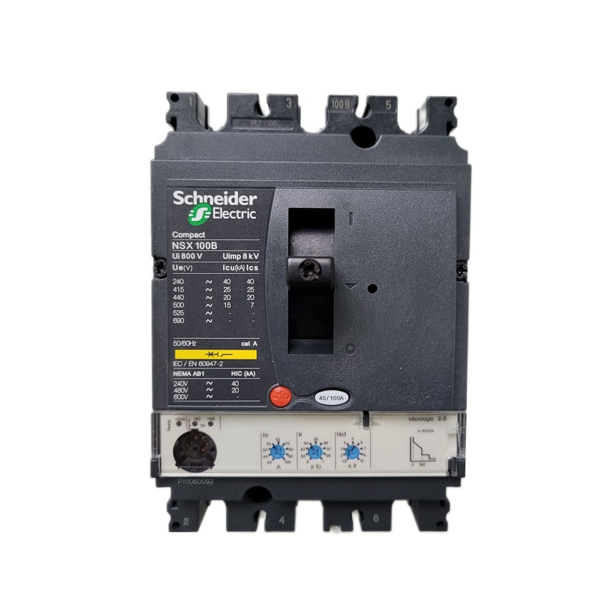 Автоматический выключатель Schneider Electric Compact NSX100B 3P3D LV429014