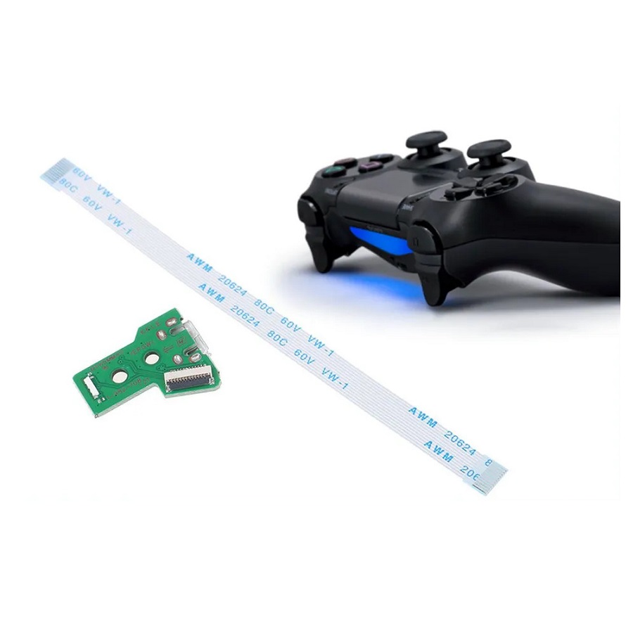 Разъем-USB для зарядки PS4 FJDS-055 со шлейфом