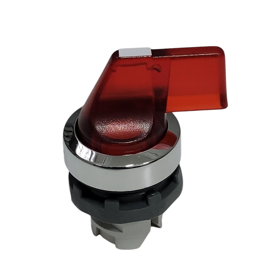 Переключатель ABB M2SS5-21R 1SFA611204R2101 красный 2-х позиц. (корпус) с фикс.