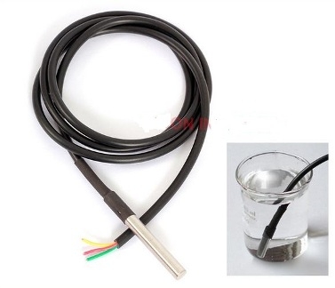 Датчик температуры DS18B20 герметичный с кабелем 3м