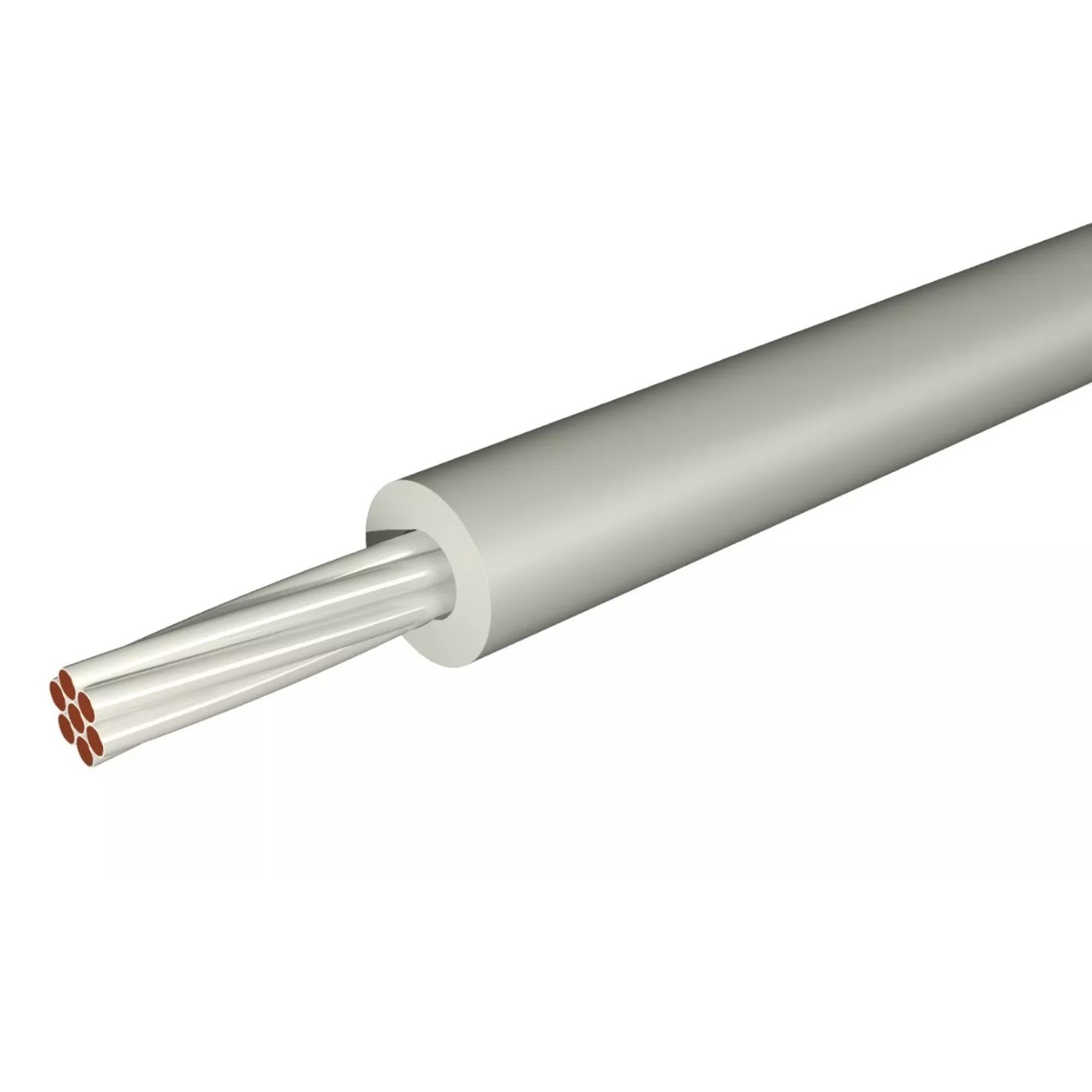 Провод НВ-4 600 0,2мм Серый