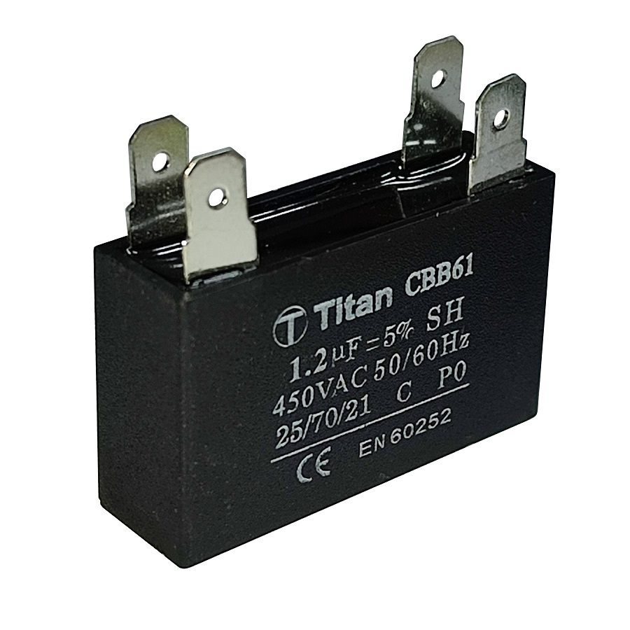 Конденсатор TITAN CBB61-C 1,2uF 450VAC