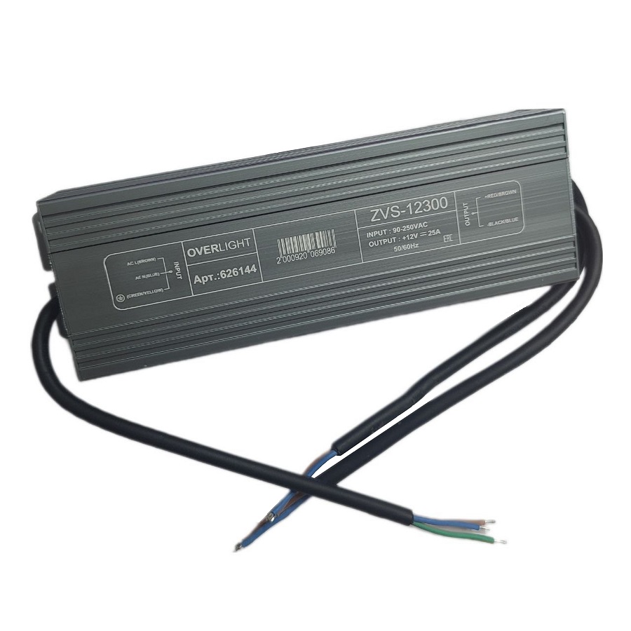 Блок питания ZVS-300-12 ZVS-12300 DVS-300-12 12V 300W 25A IP-67 - изображение 1