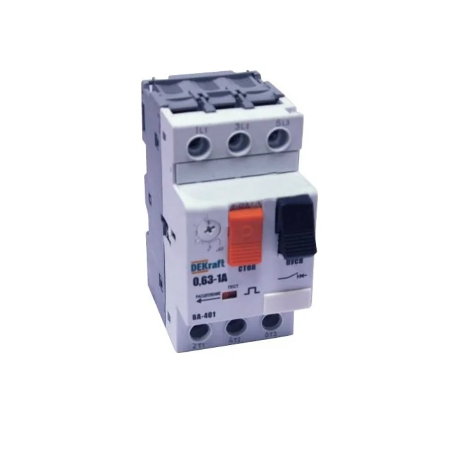 Автоматический выключатель двигателя BA401-0.63A-1A BA-401 21201DEK