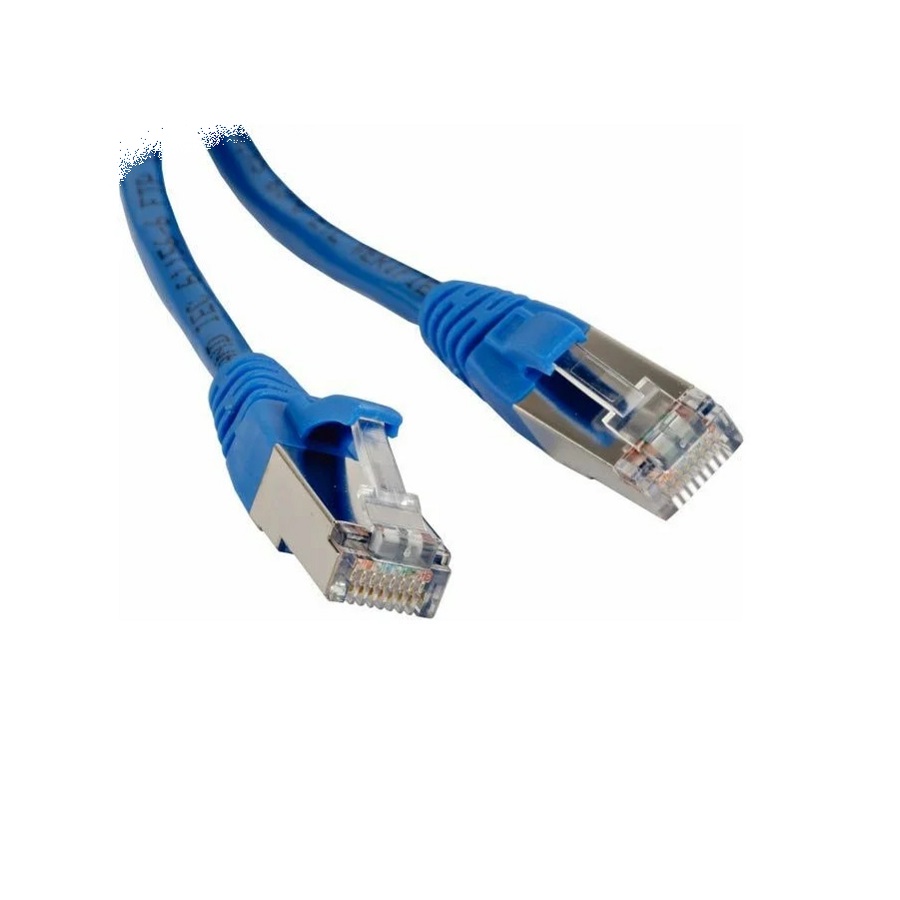 Патч-корд Hyperline PC-LPM-STP-RJ45-RJ45-C5E-2M-BL 2м Синий