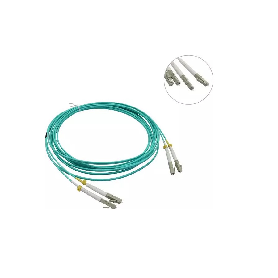 Патч-корд волоконно-оптический Hyperline FC-D2-503-LC/PR-LC/PR-H-2M-LSZH LC-LC Duplex MM 50/125 2м