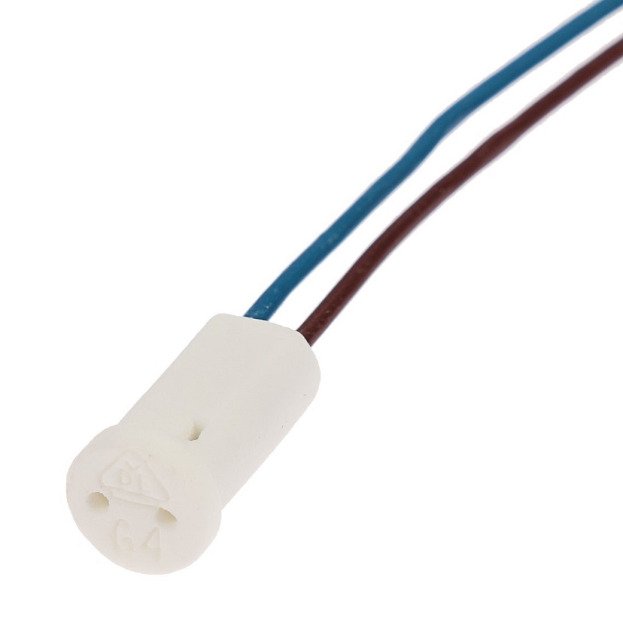 Патрон керамический ULH-G4-Ceramic-60cm Цоколь G4 Белый