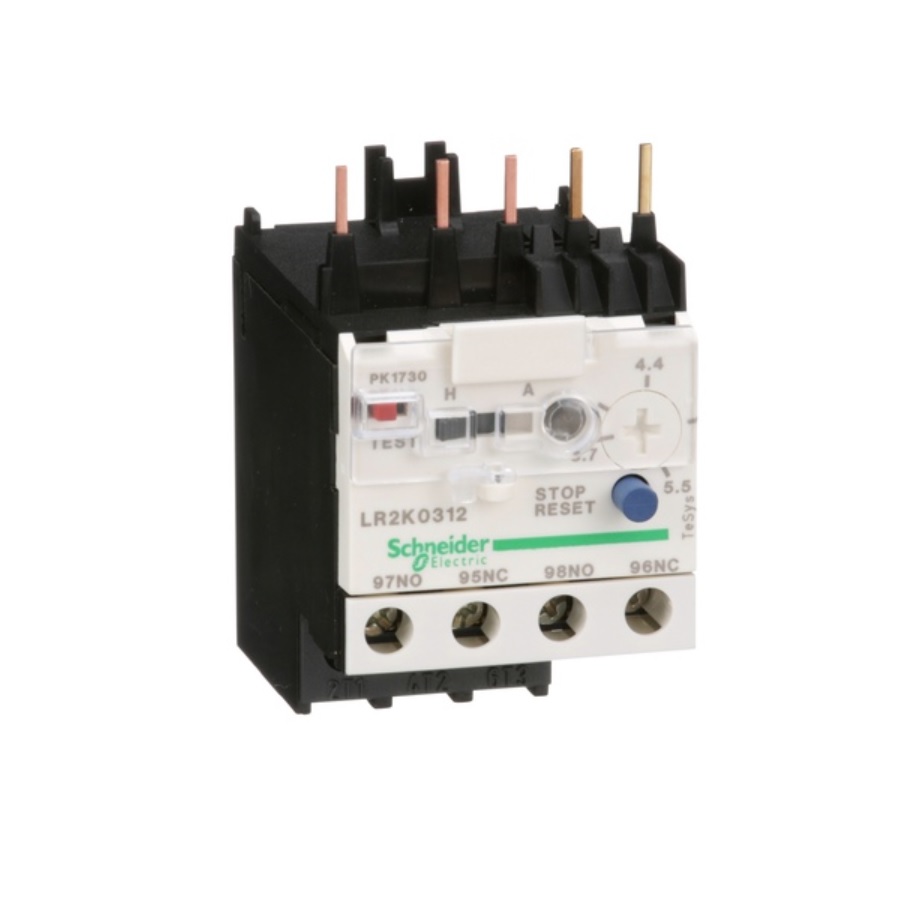 Тепловое реле Schneider TELEMECANIQUE LR2K0312 3.7-5.5A 690V W9 1380595 0181