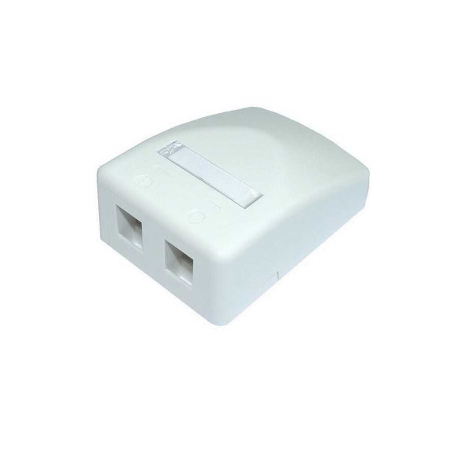 Коробка розеточная COMMSCOPE 1-1933668-3 2-портовая