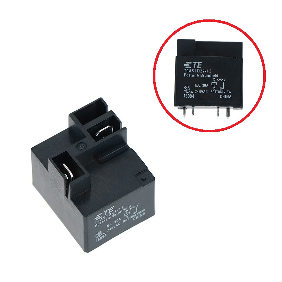 Реле T9AS1D22-12 30A 12V 4pin + 2 клеммы