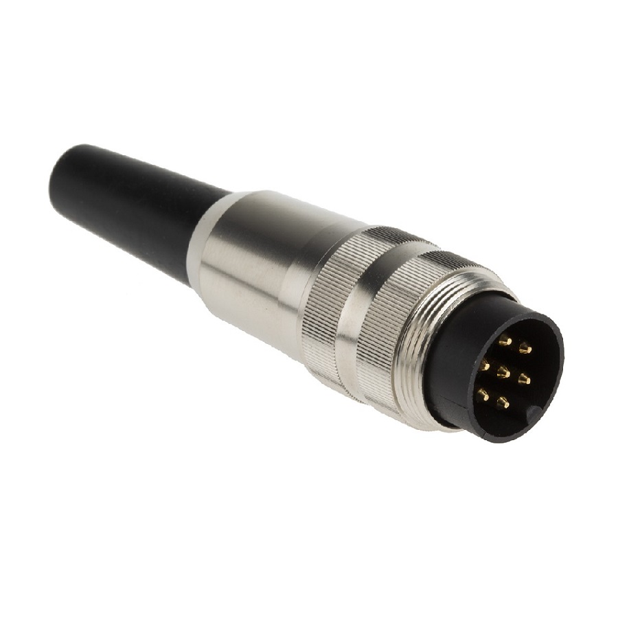 Разъем прямой SV 70 M16 7pin 5А 250V "папа" пайка на провод