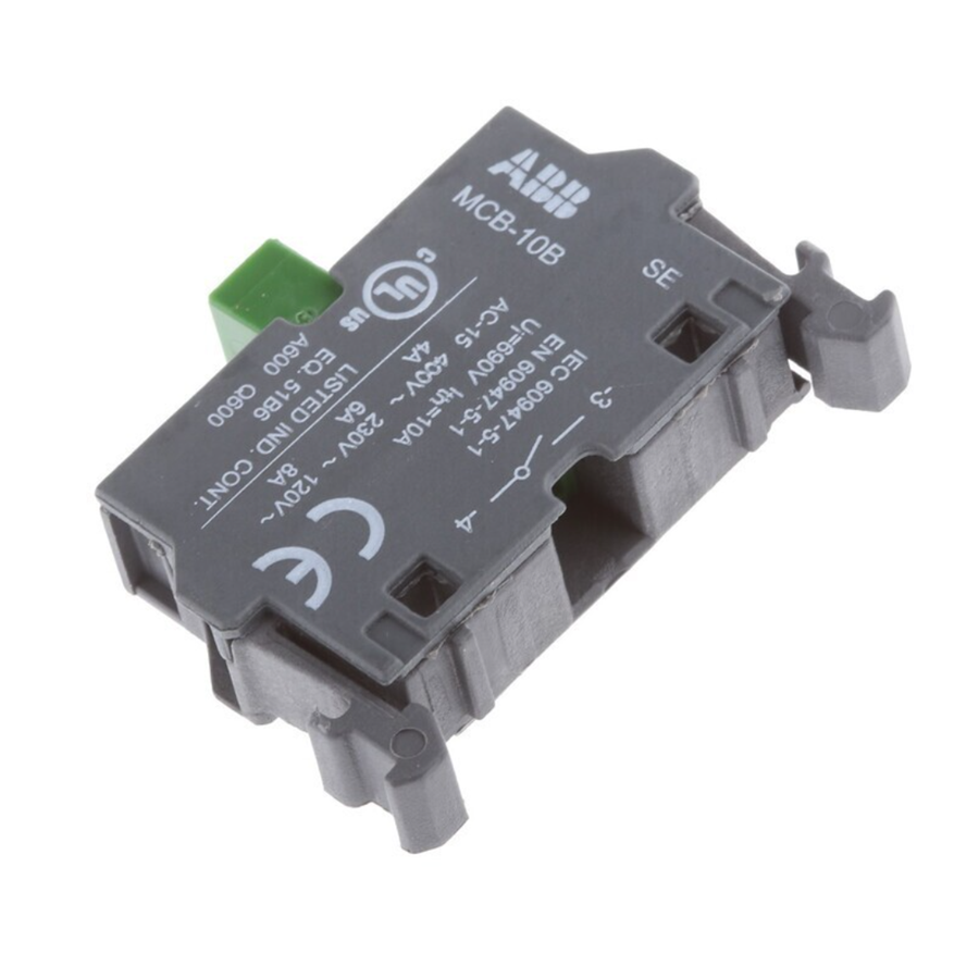 Блок вспомогательных контактов фронтального монтажа 1НО MСВ-10B ABB 1SFA611610R2001