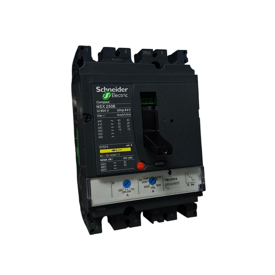 Выключатель автоматический Schneider Electric NSX250B 250А 36kA LV431630 3P