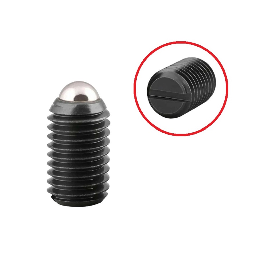 Плунжер пружинный шариковый 12,9 класса с прорезями M10x20мм