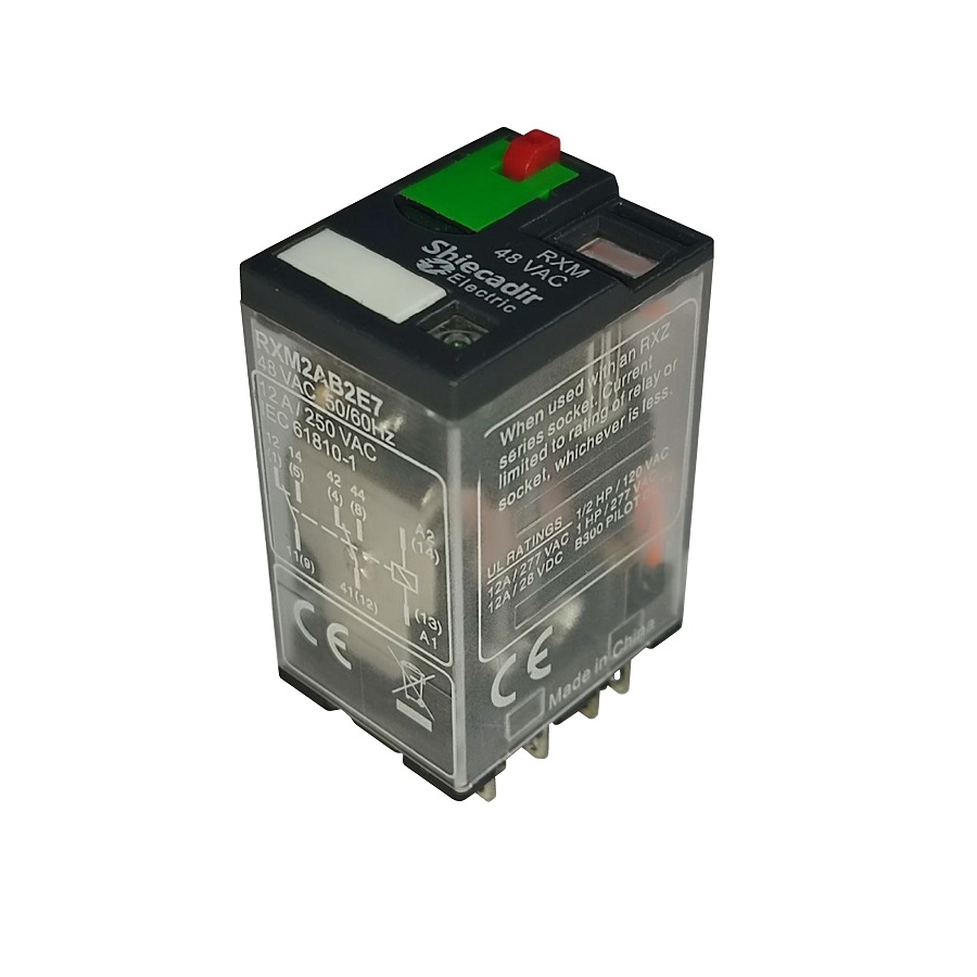 Реле RXM2AB2E7 12A 48VAC 8pin