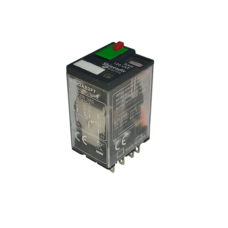Реле RXM2AB2F7 12A 120VAC 8pin