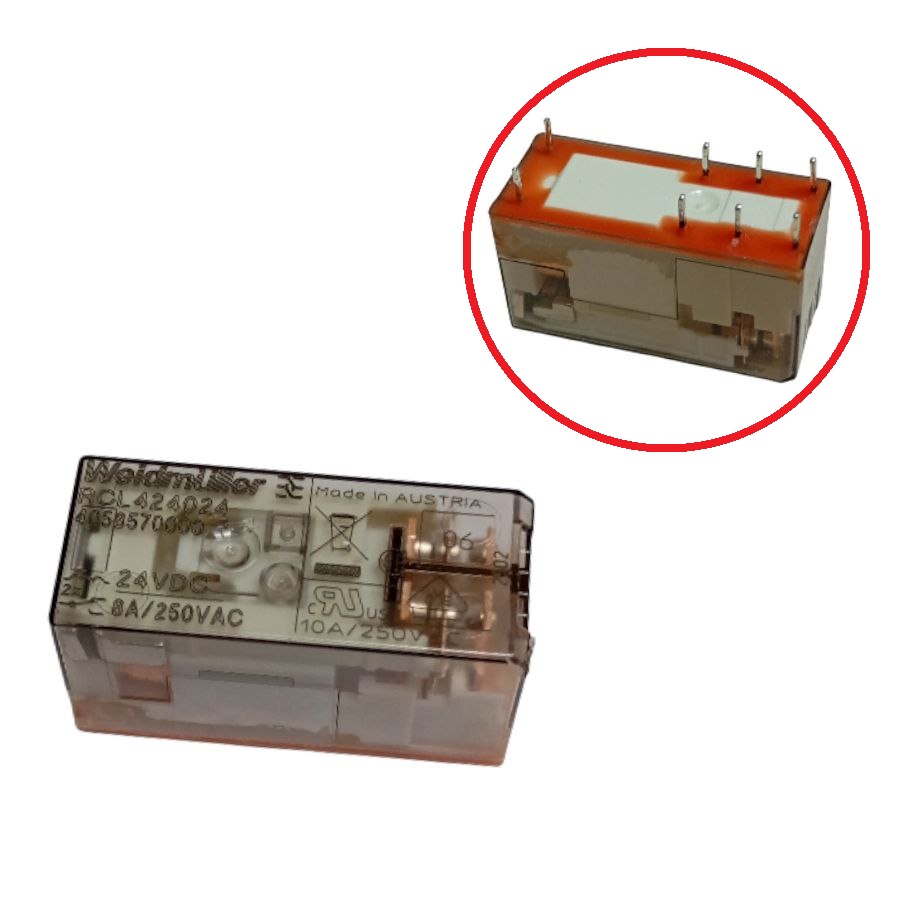 Реле RCL424024 WEIDMULLER 4058570000 24VDC 2CO
