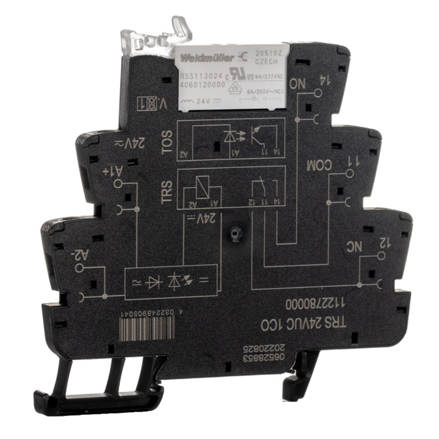 Модуль интерфейсный Weidmuller TRS 24VDC 1CO 1122780000 + реле RSS113024 6А 24V Ag
