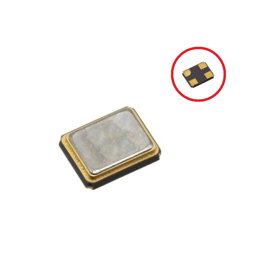 Резонатор кварцевый SMD 3225 24 МГц пассивный 3.2x2.5мм