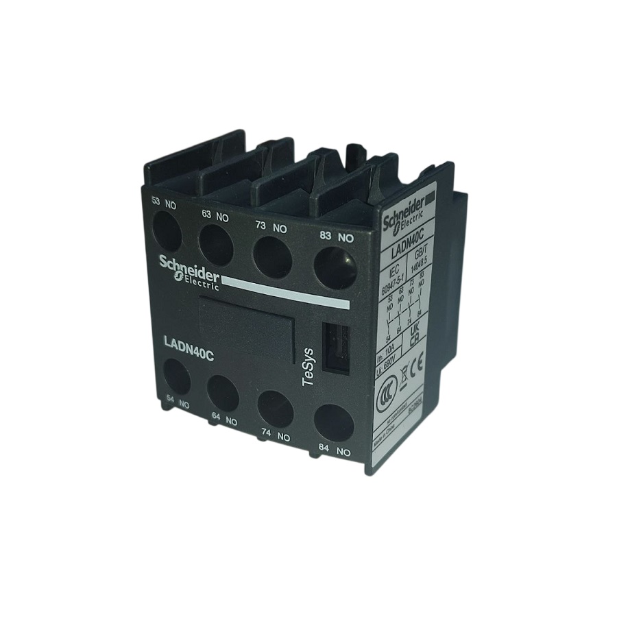Блок контактный TeSys Deca LADN40 LADN40C 10A 690V 4NO