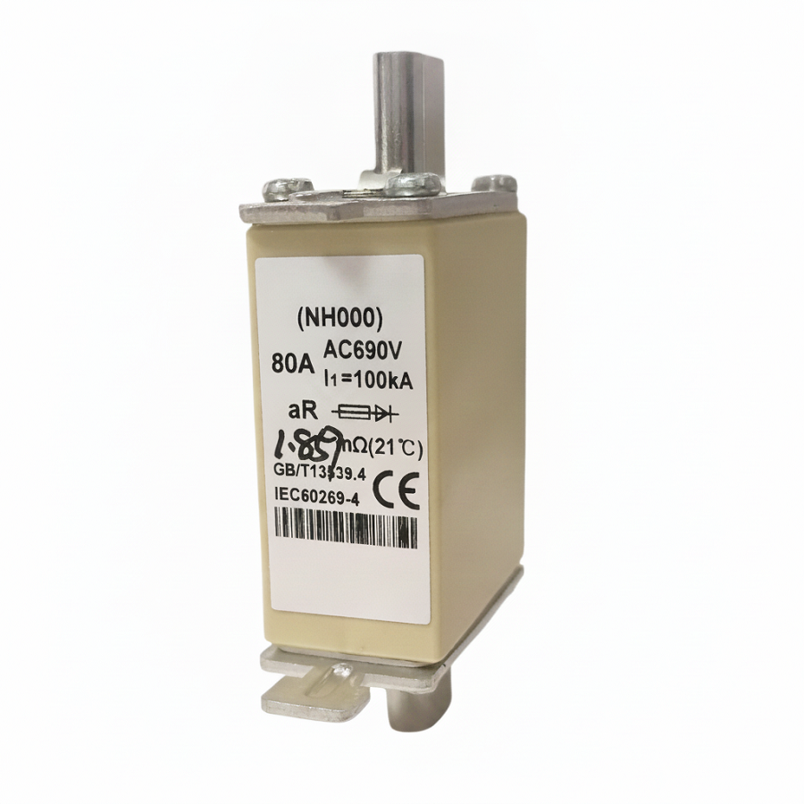 Предохранитель быстродействующий 80A NH000 aR 690VAC