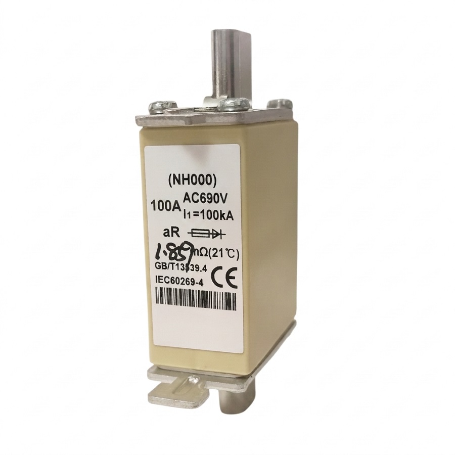 Предохранитель быстродействующий 100A NH000 aR 690VAC
