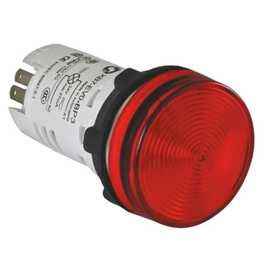 Сигнальный индикатор Schneider Electric XB7EV04BP, красный, LED, 24 В AC/DC