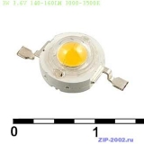 Светодиоды мощные 5W 6.5V 300-320LM 6500-7000K