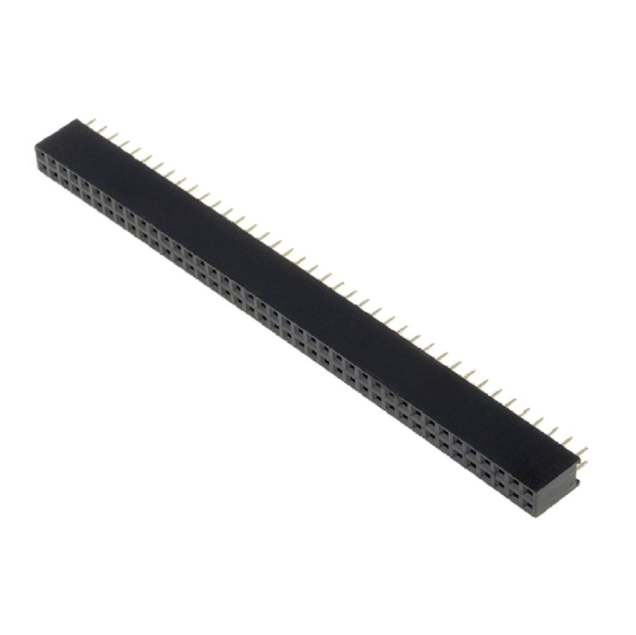 Гнездо на плату 2.54мм 2х40pin прямое PBD-80 DS1023-2x40