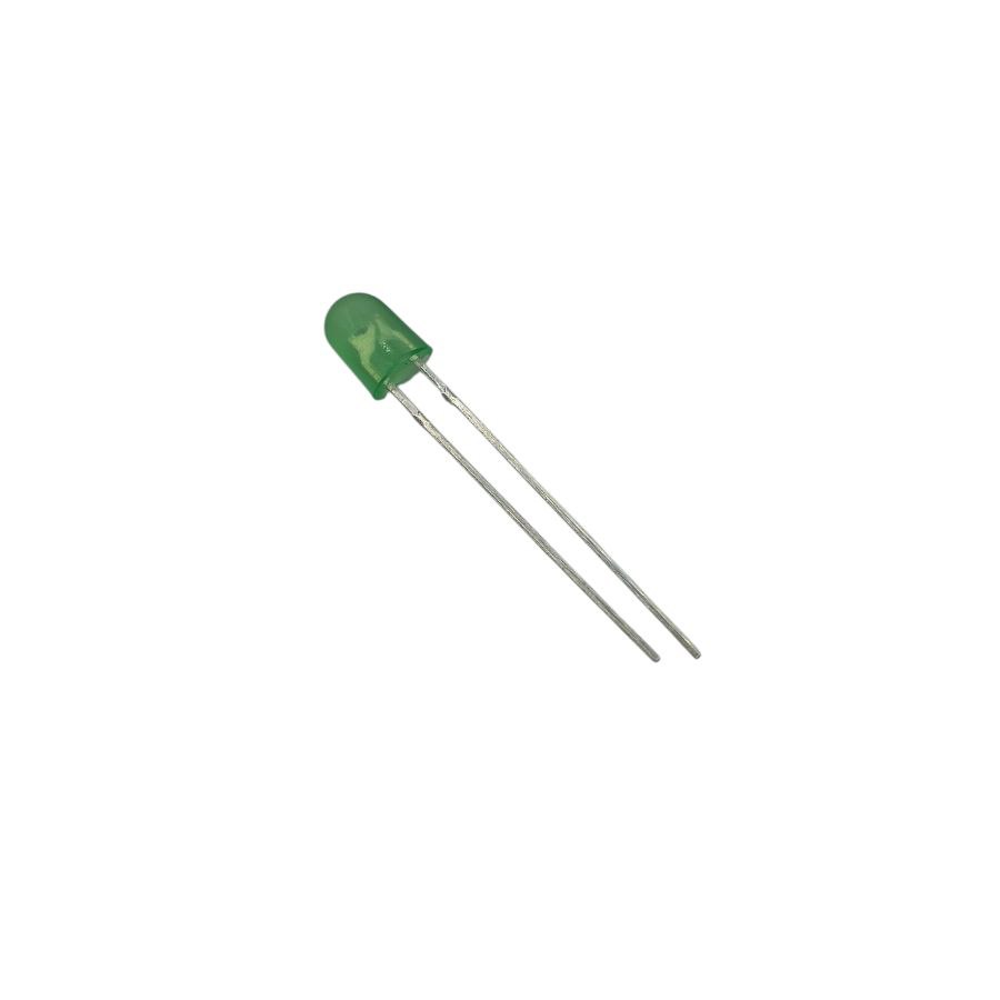 Светодиод 5 oval green 1800mcd 3,4v