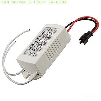 Драйверы для светодиодов Led driver 9-12x1W 24-42V DC