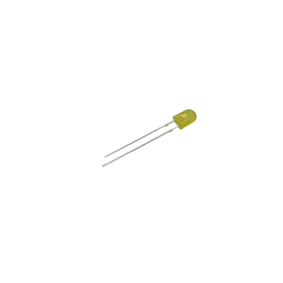 Сетодиод 5 oval yellow 1400mcd 2,2v