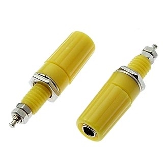 Штекера, Гнёзда ZP-019 M4 Binding post Yellow