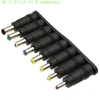 Разъёмы питания штырьковые DC 5.5x2.0 to 8 adapters
