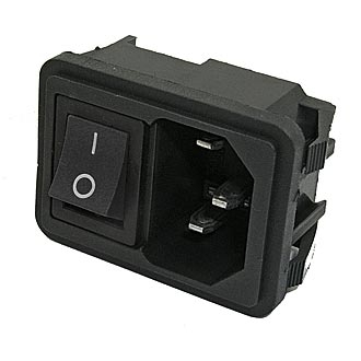 Разъемы питания 12-220в AC-002 black