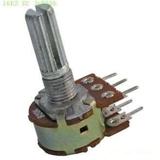 Резисторы переменные 16K2 KC 2X500k