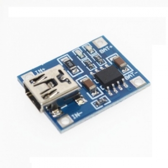 Модуль зарядки литиевых батарей 1А miniUSB